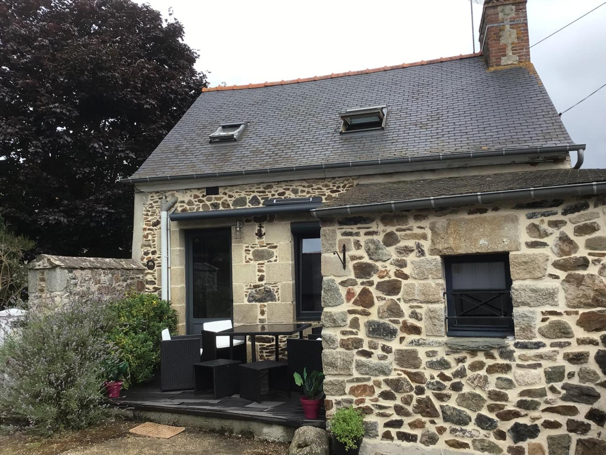 Maison En Pierre A La Campagne Proche De La Mer Plourhan Dış mekan fotoğraf